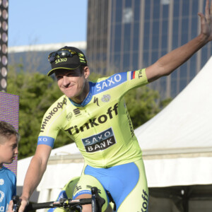 Rogers victorious at the 2004 World Time Trial Championships. Photo by Sirotti